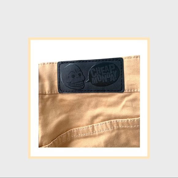 Cheap Monday The Second Skin Jean In OD Chino Sheep Skin - Picture 3 of 8